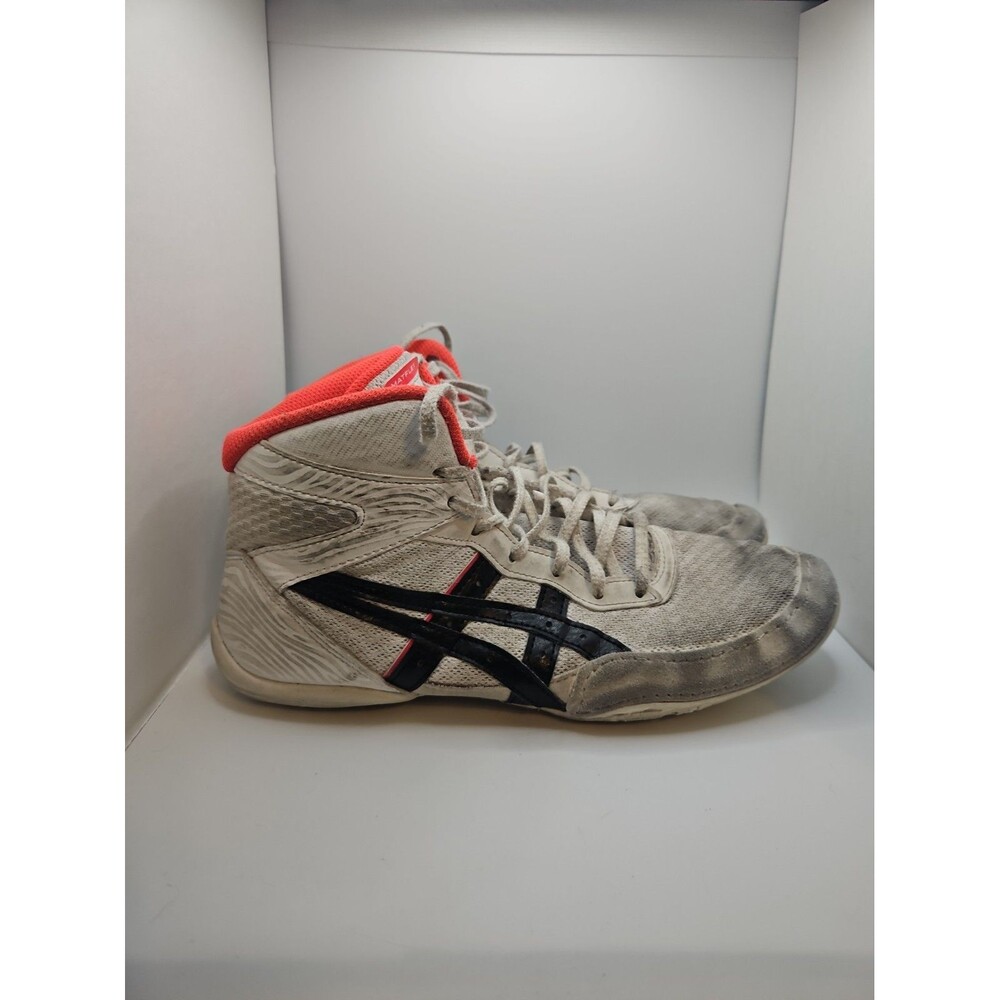Asics Men's Matflex 7 Wrestling Shoes Size 7 White/Diva Pink